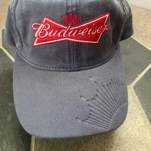Budweiser Blue and Red Hat.